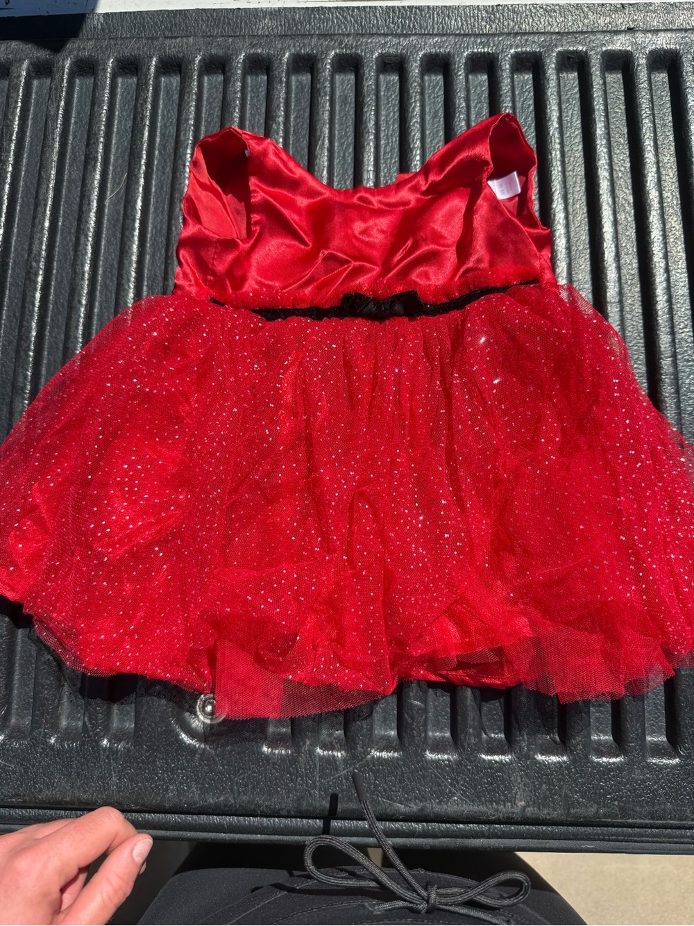 Red Sparkle Tulle Dress